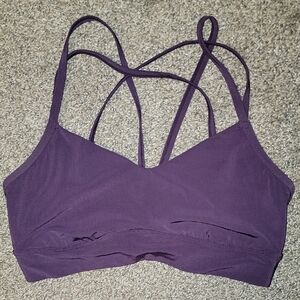All in Motion Purple Strappy Sports Bra